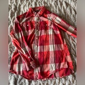 Harley-Davidson collared button down flannel